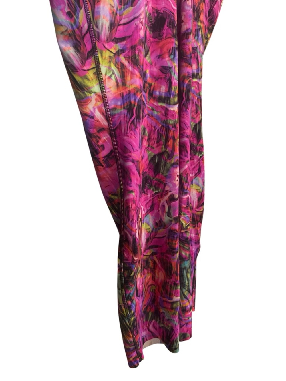 Lululemon Fast and Free High Rise Tight Leggings Hyper Flow Pink Multi Size 14 - Picture 5 of 14